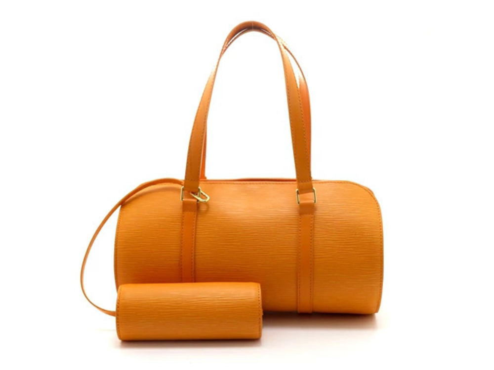 LOUIS VUITTON Soufflot Bag Epi Mandarin